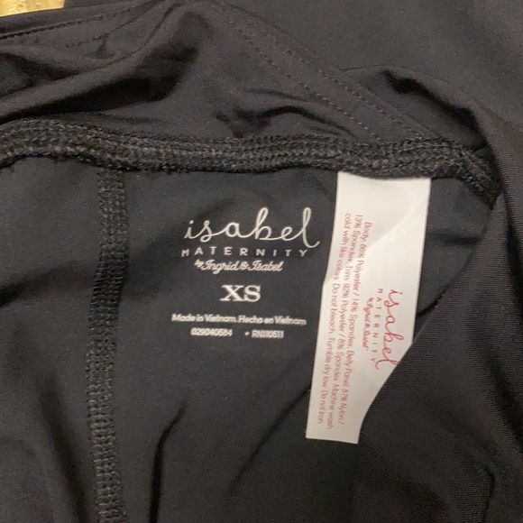 Isabel Maternity by Ingrid & Isabel Moto Maternity Workout Legging - Picture 9 of 9